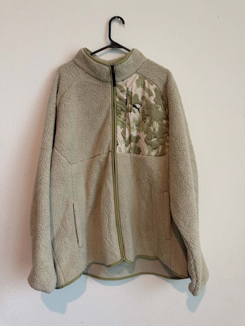 Puma PUMATECH Men's Sherpa Track Jacket Desert Dust XXL